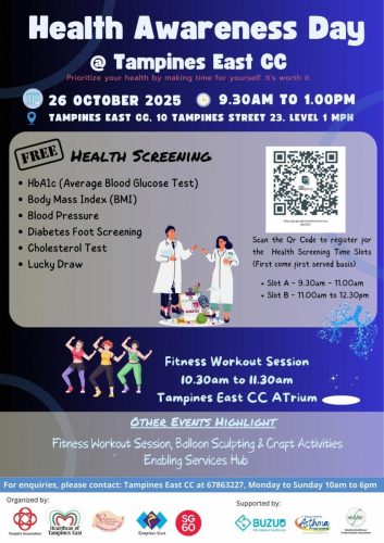 Health Awareness Day Tampines East CC