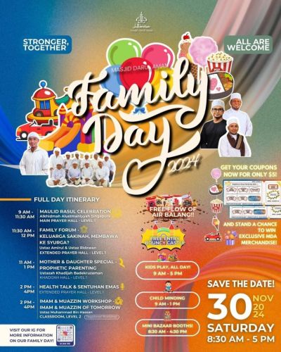 Family Day at Masjid Darul Aman